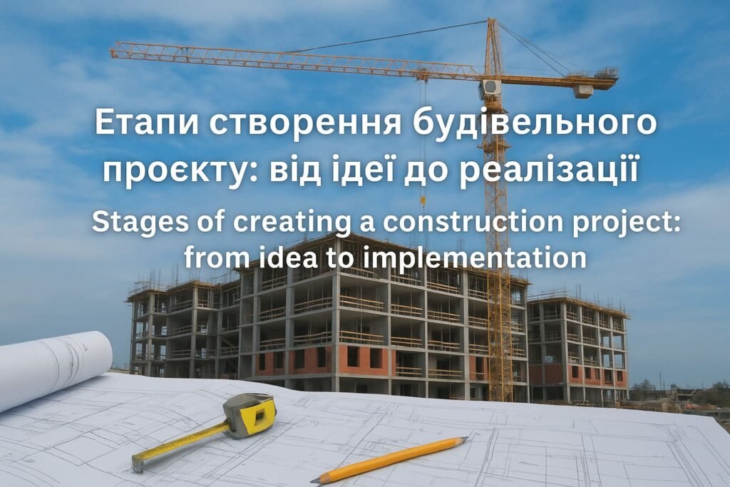 Етапи створення будівельного проєкту: від ідеї до реалізації