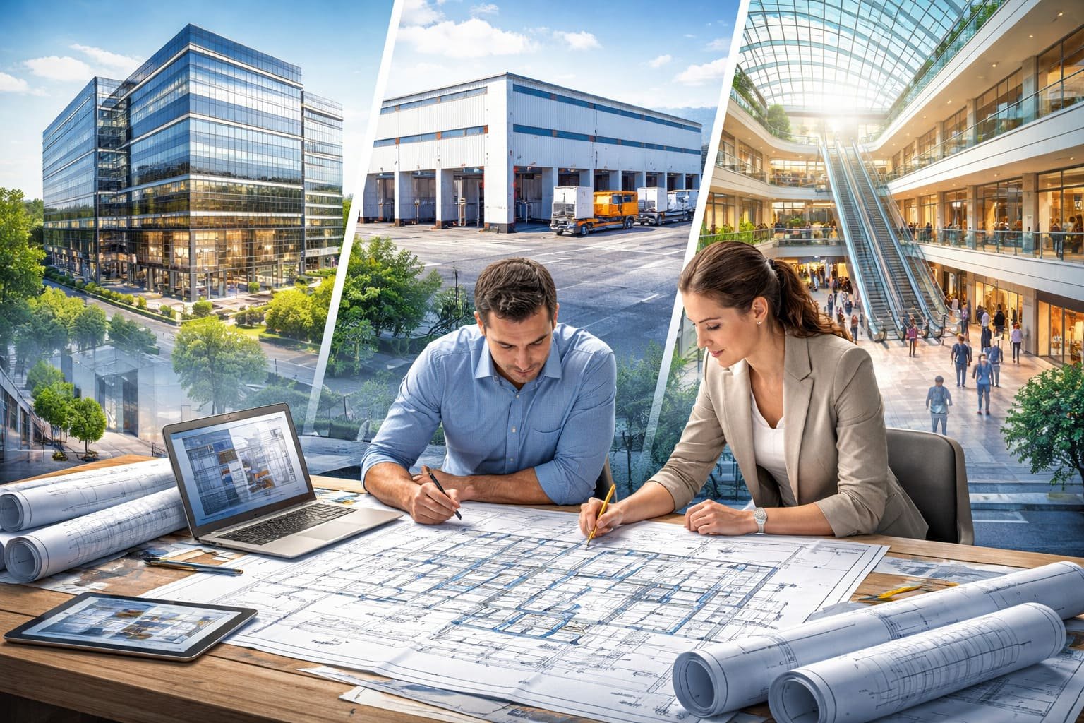 Проєктування комерційних будівель: офіси, склади